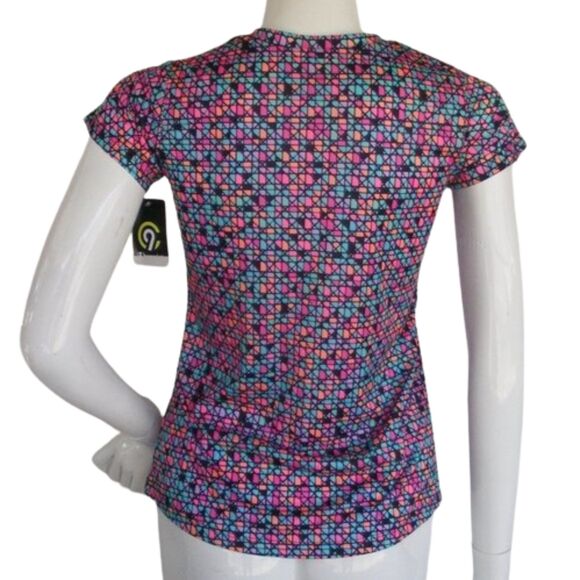 new C9 CHAMPION Activewear Top, XL, V-neck SS, Geometric, Short sleeves - Picture 6 of 11
